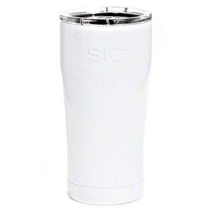 This is a SIC 20 oz tumbler in White.
