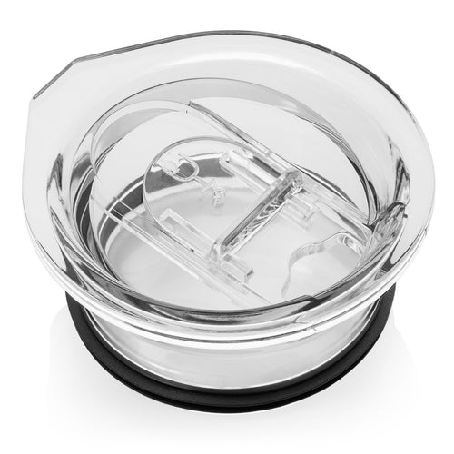 This is a clear slide-top lid for a Brumate Hopsulator Slim that allows it to turn into a tumbler.